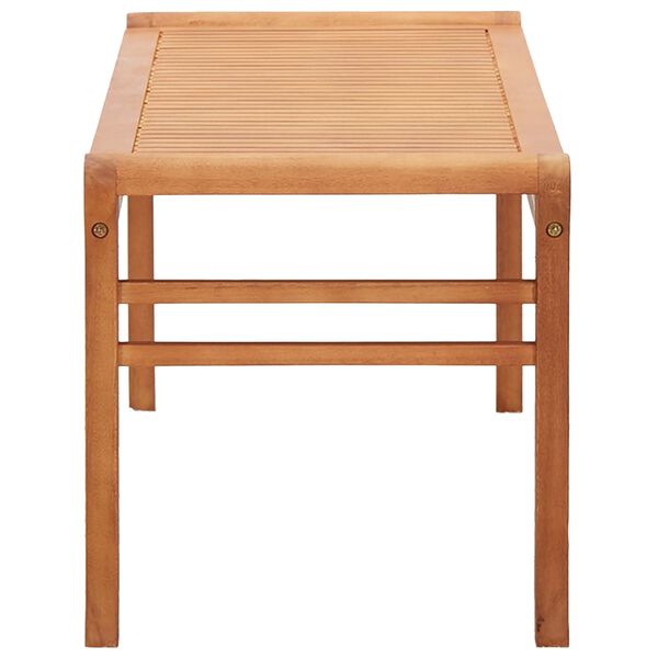 vidaXL 2-personers haveb&aelig;nk 120 cm massivt eukalyptustr&aelig;