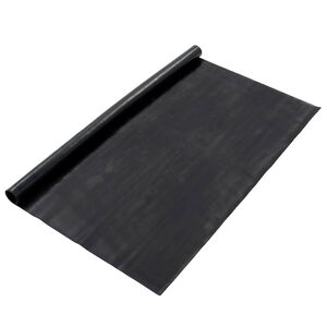 vidaXL Gulvm&aring;tte Sort 1,2 x 5 m Gummi