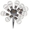 HI soldrevet LED-lysk&aelig;de 10 lamper 5,5 cm