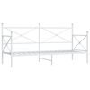 vidaXL daybed uden madras 90x190 cm st&aring;l hvid