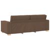 vidaXL 3-personers sofa brun 180 cm stof