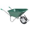 vidaXL trilleb&oslash;r gr&oslash;n 90 L 150 kg galvaniseret st&aring;l og plastik