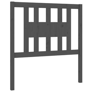 vidaXL sengeg&aelig;rde 96x4x100 cm massivt fyrretr&aelig; gr&aring;