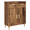 vidaXL Highboard Gammelt tr&aelig; 69,5 x 34 x 180 cm Konstrueret tr&aelig;