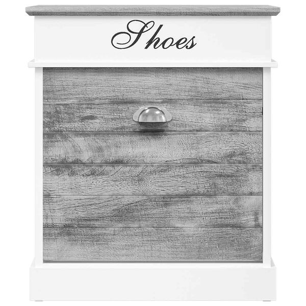 vidaXL skoskab 50 x 28 x 58 cm kejsertr&aelig; gr&aring;