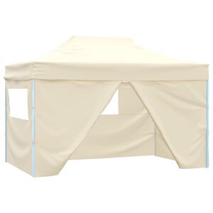 vidaXL Party Tent Creme 291 x 431 x 315 cm Oxford stof