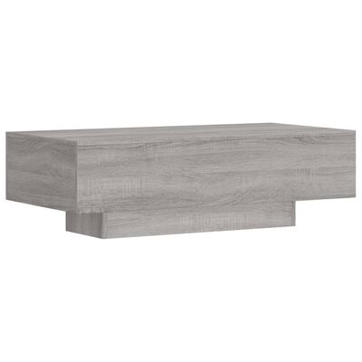 vidaXL sofabord 100x49,5x31 cm konstrueret træ grå sonoma-eg