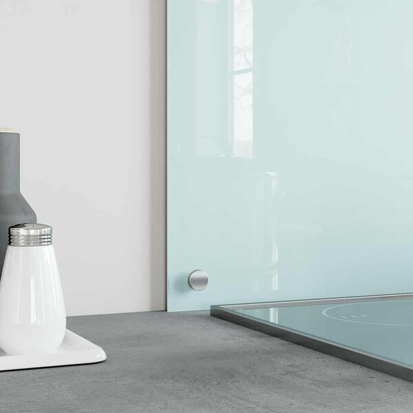 vidaXL st&aelig;nkplade 90x40 cm h&aelig;rdet glas m&aelig;lkeagtig