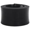 vidaXL gummikant til sneplov 180x15x2 cm sort