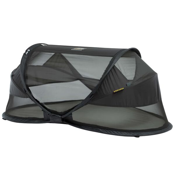 DERYAN pop-up rejseseng Baby Luxe med myggenet sort
