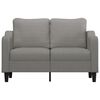 vidaXL 2-personers sofa 120 cm stof m&oslash;rkegr&aring;