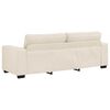 vidaXL | Sofa | med pude med pude Beige 221 x 77 x 82 cm Linned