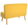 vidaXL stofsofa 117x55,5x77 cm gul