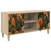 vidaXL TV-skab ZAANDAM 102 x 33 x 50 cm Sonoma-eg Konstrueret tr&aelig;