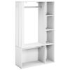 vidaXL Entr&eacute;garderobeskab Hvid 91 x 32 x 150,5 cm