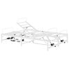 vidaXL Elektrisk Justerbar Sengetramme Hvid 120 x 190 cm St&aring;l