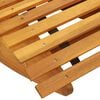 vidaXL Rocker Solsenge 2 pcs Brun 154 x 60 x 74 cm Massivt akacietræ
