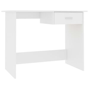 vidaXL skrivebord 100x50x76 cm konstrueret tr&aelig; hvid