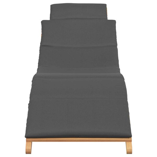 vidaXL Havem&oslash;bel Solseng Brun 198 x 55 x 58,5 cm Massiv Teaktr&aelig;