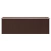 vidaXL haveskur 257x489x181 cm metal brun