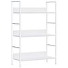 vidaXL bogreol med 3 hylder 60x27,6x90,5 cm konstrueret tr&aelig; hvid
