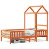 vidaXL husseng 90x190 cm massivt fyrretr&aelig; gyldenbrun
