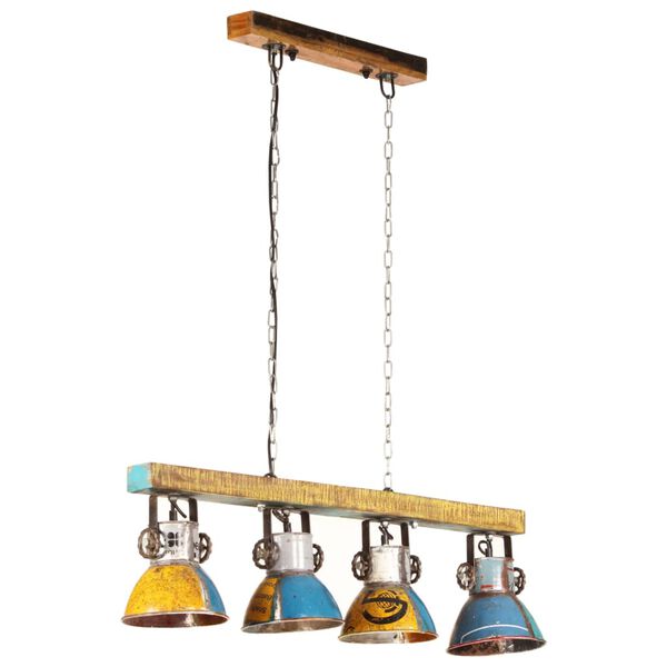 vidaXL industriel loftlampe 111 cm 25 W E27 flerfarvet