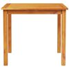 vidaXL Have Spisebordssæt 3 pcs Brun Massivt akacietræ