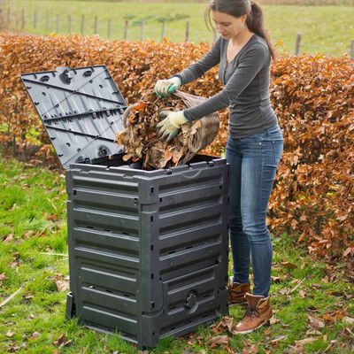 Nature kompostbeholder 300 l sort