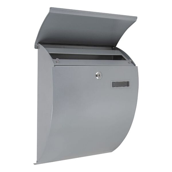 Practo Garden postkasse Sheffield s&oslash;lvfarvet