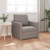 vidaXL 2-i-1 sovesofa 112x174x55 cm stof gr&aring;brun