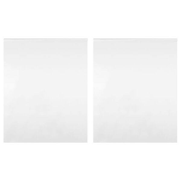 vidaXL spejlfolie 2 stk. 90x200 cm selvkl&aelig;bende PET