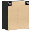 vidaXL Væghængt skab Sort eg 60 x 31 x 70 cm Konstrueret træ