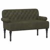 vidaXL L&aelig;nestol med knap tufting Army Gr&oslash;n 120 x 65 x 78 cm