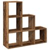 vidaXL bogreol/rumdeler 99x29x99 cm 3 niveauer konstrueret tr&aelig; hvid