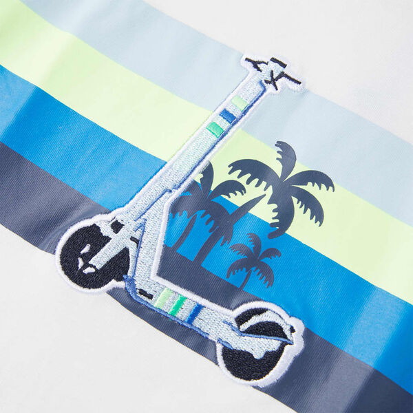 T-shirt til børn str. 116 ecrufarvet