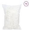 vidaXL Fiber Fyld Hvid 1 kg Polyester
