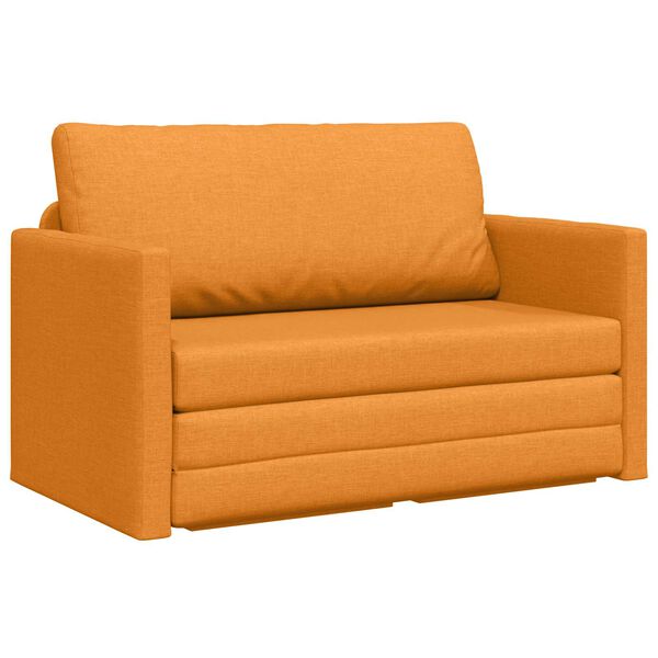 vidaXL Sovesofa 110cm M&oslash;rk Gul Stof