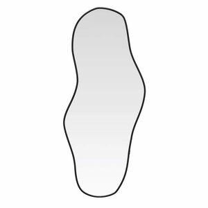 vidaXL v&aelig;gspejl 100x45 cm sort