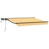 vidaXL Manuel markise-ramme med LED-lys Sandfarvet 2,5 x 2 m