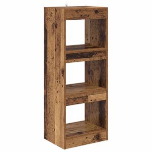 vidaXL Bogskab 3 niveauer 40 x 30 x 103 cm Konstrueret tr&aelig; Gammelt tr&aelig;