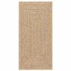 vidaXL gulvt&aelig;ppe ZIZUR beige 60x110 cm jute-look indend&oslash;rs og udend&oslash;rs