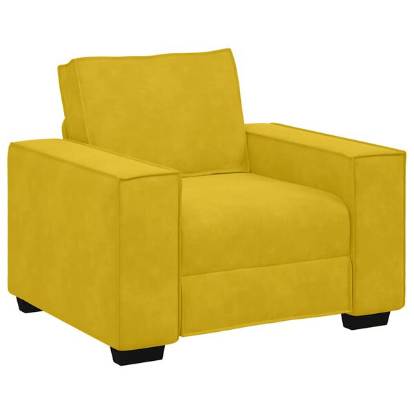 vidaXL sofastol 100x78x84 cm fl&oslash;jl gul