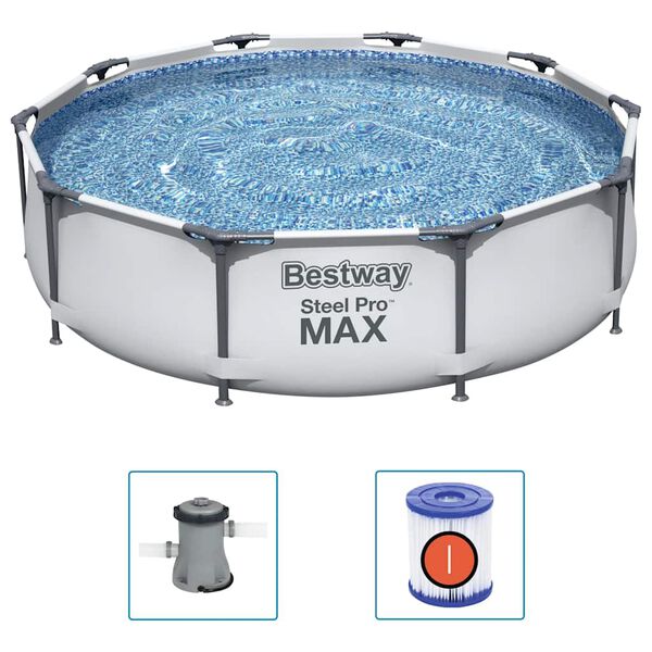 Bestway Steel Pro MAX swimmingpoolsæt 305x76 cm