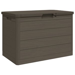 vidaXL udend&oslash;rs hyndeboks 77,5x44,5x53 cm polypropylen brun