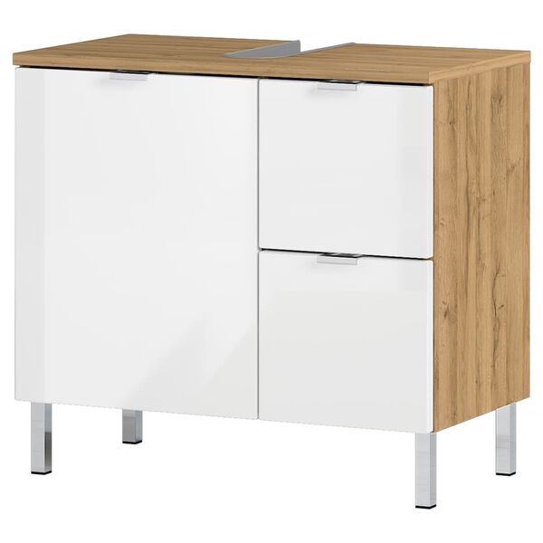 Germania badev&aelig;relsesskab GW-Mauresa 60x34x56 cm hvid grandson-eg