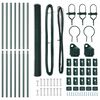 vidaXL Hegnsp&aelig;l Gr&oslash;n 10 x 1,6 m (13 mm mesh) St&aring;l og PVC