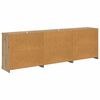 vidaXL Sideboards med skuffe 3 pcs Gammelt tr&aelig; 70 x 35,5 x 67,5 cm