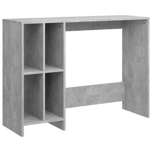 vidaXL skrivebord 102,5x35x75 cm konstrueret tr&aelig; betongr&aring;