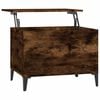 vidaXL sofabord 60x44,5x45 cm konstrueret tr&aelig; r&oslash;get egetr&aelig;sfarve